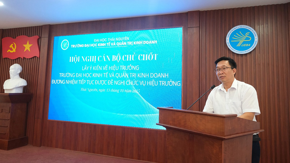 Vuaboss giaitri tructuyen cán bộ chủ chốt thực hiện quy trình quyết định  nhân sự Hiệu trưởng nhiệm kỳ 2025-2030