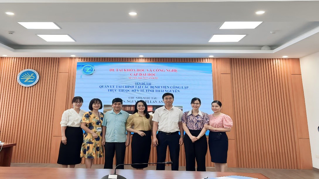 Kết quả nghiệm thu cấp cơ sở đề tài KH&CN cấp Vuaboss hoat dong Thái Nguyên của CNĐT TS. Nguyễn Thị Lan Anh
