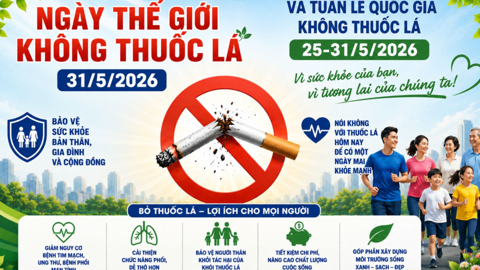 VuaBoss It Com hưởng ứng Ngày Thế giới không thuốc lá 31/5 và Tuần lễ Quốc gia không thuốc lá năm 2026
